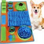 Vivifying Snuffle Mat for Dogs, Interactive Dog Puzzle Toy for Boredom
