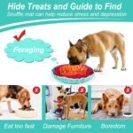 Vivifying Snuffle Mat for Dogs, Interactive Sniff Mat for Slow Eating and Keep Busy, Adjustable Dog Digging Toys Encourages Natural Foraging Skills and Mental Stimulation - Image 2
