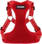 Voyager Step-in Flex Adjustable Dog Harness - Red, Medium