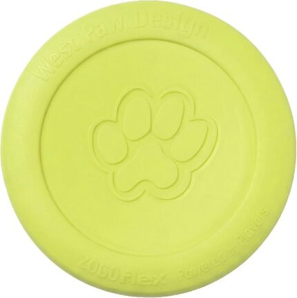 WEST PAW Zisc High-Flying Disc Dog Toy - Granny Smith Green
