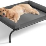 WESTERN HOME Cooling Elevated Dog Bed for Large Dogs,Outdoor Raised Dog Bed