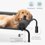 WESTERN HOME Cooling Elevated Dog Bed for Large Dogs,Outdoor Raised Dog Bed - Image 2
