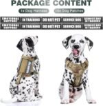 WINSEE Tactical Dog Harness, No Pull Dog Harness for Medium Large Dogs with Handle & Molle, Military Service Dog Vest Harness in Training Pet Harness for Small Dogs - Image 2