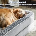 WNPETHOME Orthopedic Washable Dog Bed Large for Senior Dog Cozy Sleep - Image 2