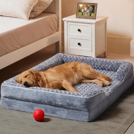 WNPETHOME Orthopedic Washable XXL Dog Bed for Senior Dog Cozy Sleep
