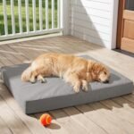 WNPETHOME Outdoor Waterproof Dog Bed Large Sized, Washable Creat Pad 42″