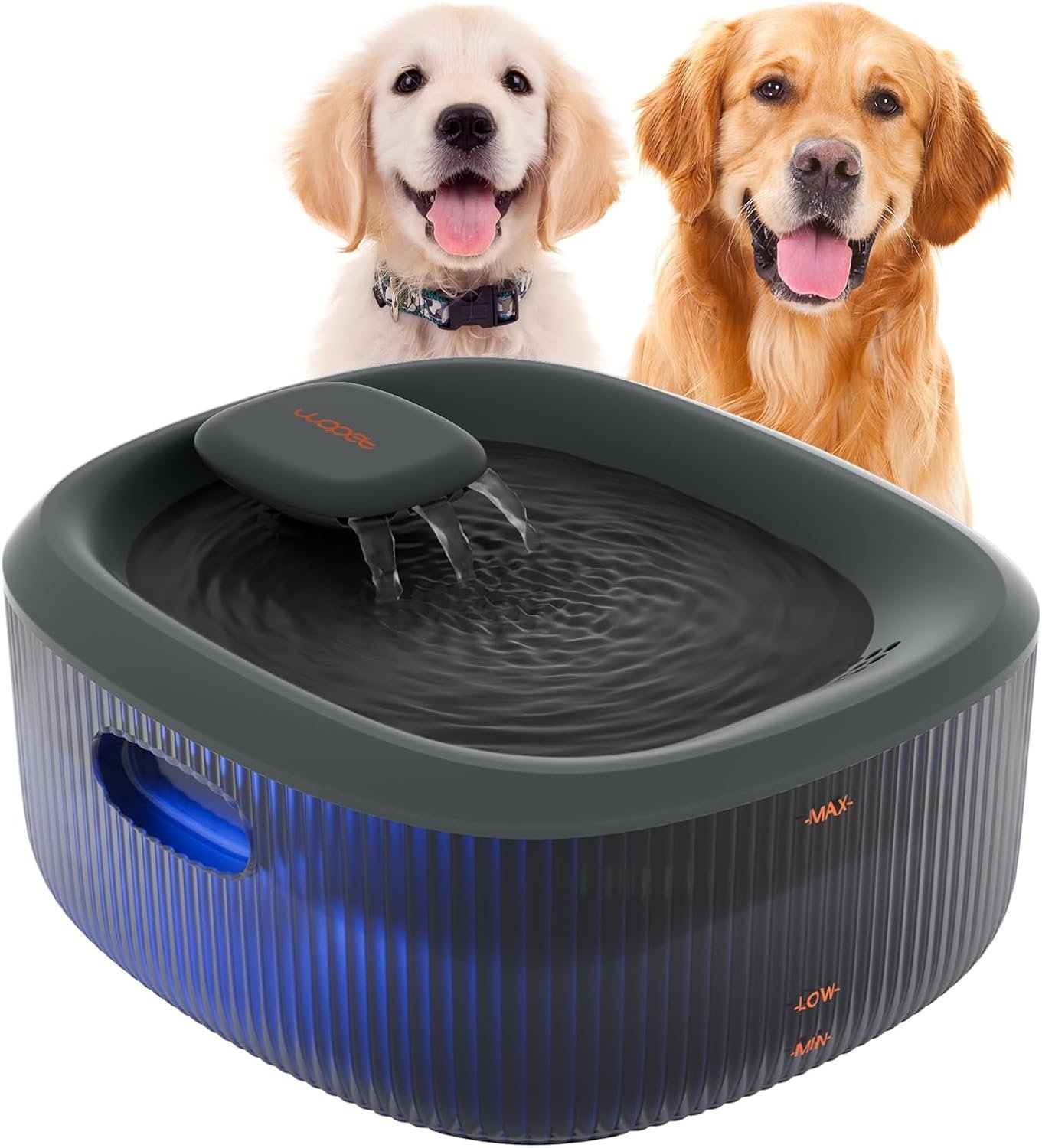 WOPET Dog Water Fountain for Large Dogs, 6L/205oz/1.6Gal Automatic Dog and Cat Water Fountain, Pet Water Dispenser with 2 Filters, Ultra-Quiet Pump, Great for Large Dogs Cats and Multi-Pet Home WOPET Dog Water Fountain for Large Dogs, 6L/205oz/1.6Gal Automatic Dog and Cat Water Fountain, Pet Water Dispenser with 2 Filters, Ultra-Quiet Pump, Great for Large Dogs Cats and Multi-Pet Home