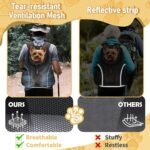 WOYYHO Pet Dog Carrier Backpack, Ventilated Mesh Small Dog Front Backpack - Image 2