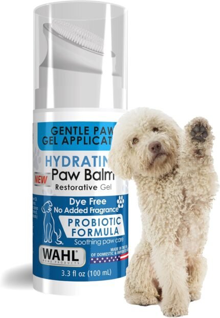 Wahl Lick Safe Hydrating Dog Paw Balm Restorative Gel, 3.3 oz