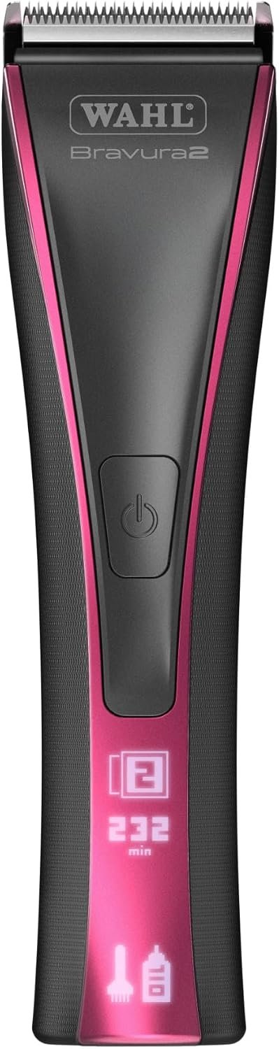 Wahl Pro Animal Bravura 2 Cordless Pet Clipper, Brilliant Rose
