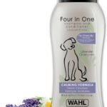 Wahl USA 4-in-1 Calming Dog Shampoo with Lavender Chamomile Scent – Cleans, Conditions, Detangles, & Moisturizes – Pet Friendly Formula – 24 Oz – Model 820000A