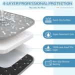 Washable Pee Pads for Dogs, 2 Pack Reusable Puppy Pads, 18"x24" - Image 2