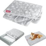 Waterproof Dog Bed Covers Replacement Lovely Grey Star Print, 27×36 Inches