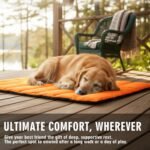 Waterproof Outdoor Dog Bed, Foldable Travel Camping Dog Mat with Carry Bag - Image 2