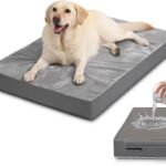 Waterproof Outdoor Dog Bed Large Sized Washable Crate Pad Orthopedic 35*22″