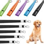 Weewooday 5 Pcs Dog Whistle Training to Stop Barking, Multicolor
