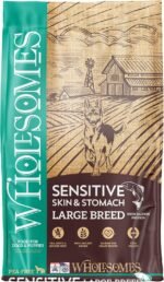Wholesomes Sensitive Skin & Stomach Large Breed Salmon Dry Dog Food 30 lb