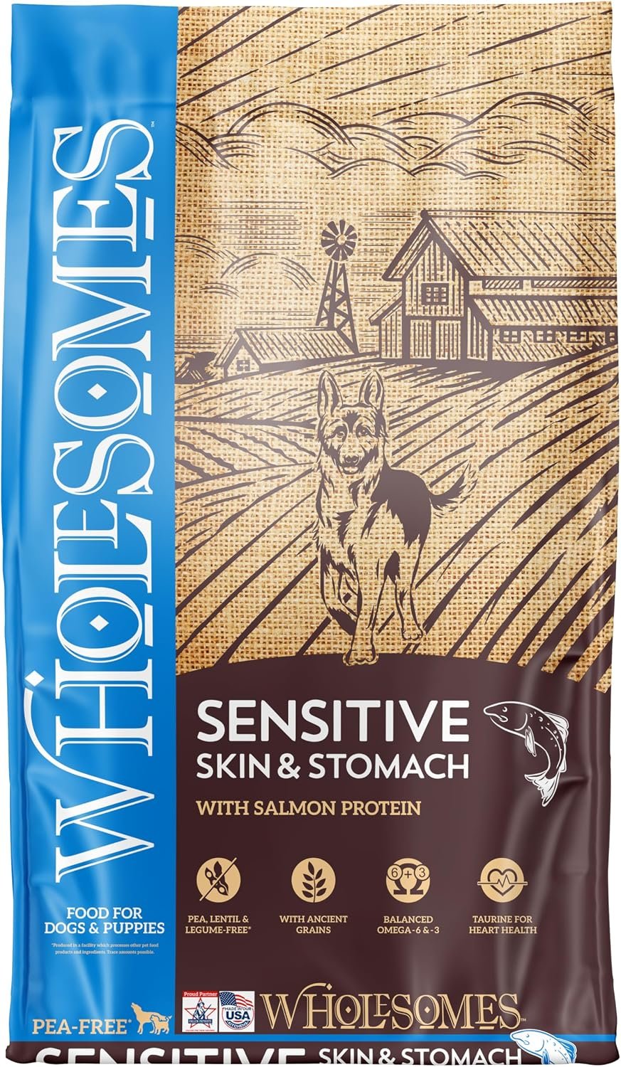 Wholesomes Sensitive Skin & Stomach Salmon & Rice Dry Dog Food 30 lb Wholesomes Sensitive Skin & Stomach Salmon & Rice Dry Dog Food 30 lb