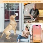 WiFi Dog Door Bell for Potty Training to Go Outside, Smart Doggie Door Bell for Dog, Wireless Doggy Doorbell with Phone App - Image 2
