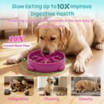 WinTour 2 Pack Slow Feeder Dog Bowls, BPA Free, Medium & Small Dog Bowls - Image 2
