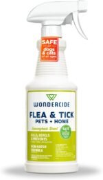 Wondercide - Flea, Tick & Mosquito Spray for Pets and Home with Natural Essential Oils - Killer, Control, Prevention, Treatment - Lemongrass 16 oz