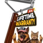 XL+ Undercoat Rake for Dogs & Cats, Dog Brush for Shedding, Dematting Comb