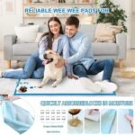 XXXXL Puppy Pee Pads for Dogs 31"x47" 40 Count, Extra Large Dog Pee Pads, Leak-Proof & Super Absorbent Dog Pee Pads, Thicken Disposable Potty Pads Puppy Training Pads for Cats Rabbits - Image 2