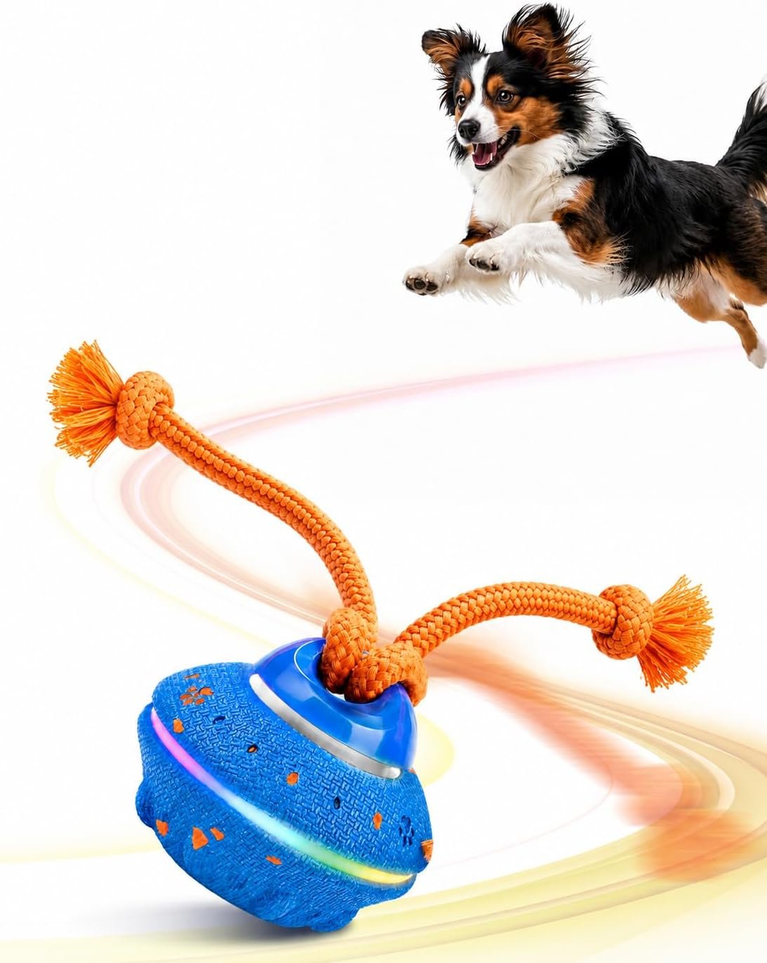 Xeuch Interactive Dog Ball Toy, ETPU Rotating Motion, Rechargeable Xeuch Interactive Dog Ball Toy, ETPU Rotating Motion, Rechargeable