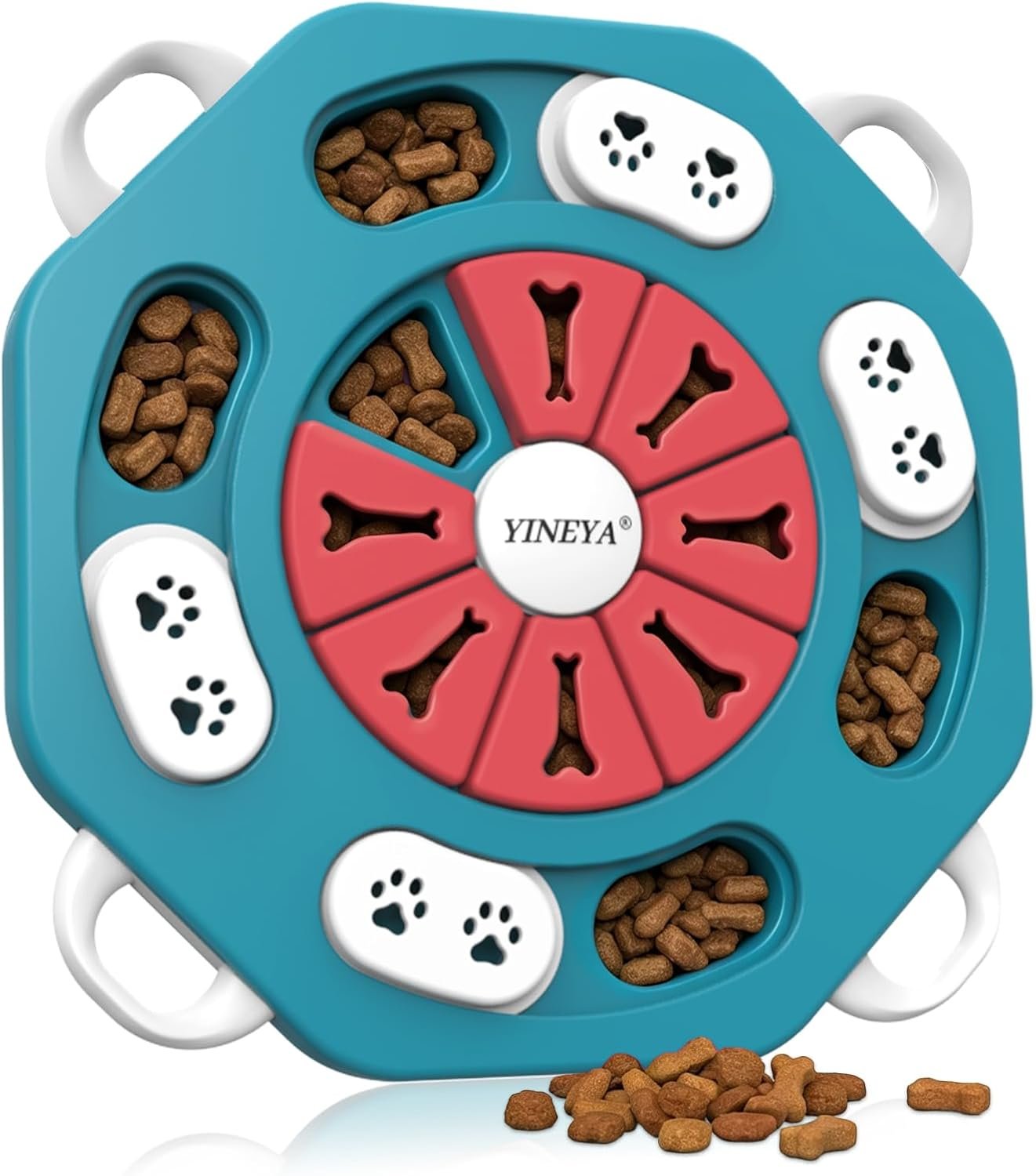 YINEYA Dog Puzzle Toy, Enrichment Toys for Dogs Training IQ & Treat Brain Games, Dog Toys to Keep Them Busy, Mental Stimulation for Dogs, Puppy Toy for Treat Dispensing, Puzzle for Small, Medium, Cats YINEYA Dog Puzzle Toy, Enrichment Toys for Dogs Training IQ & Treat Brain Games, Dog Toys to Keep Them Busy, Mental Stimulation for Dogs, Puppy Toy for Treat Dispensing, Puzzle for Small, Medium, Cats