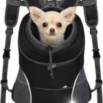 YUDODO Dog Front Carrier Backpack, Adjustable Breathable Dog Backpack