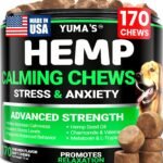 YUMA’S Hemp Calming Chews for Dogs – 170 Chews – Advanced Dog Calming Chews