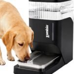 ZOMISIA 2.1 Gallon Gravity Dog Water Dispenser with Stainless Steel Bowl