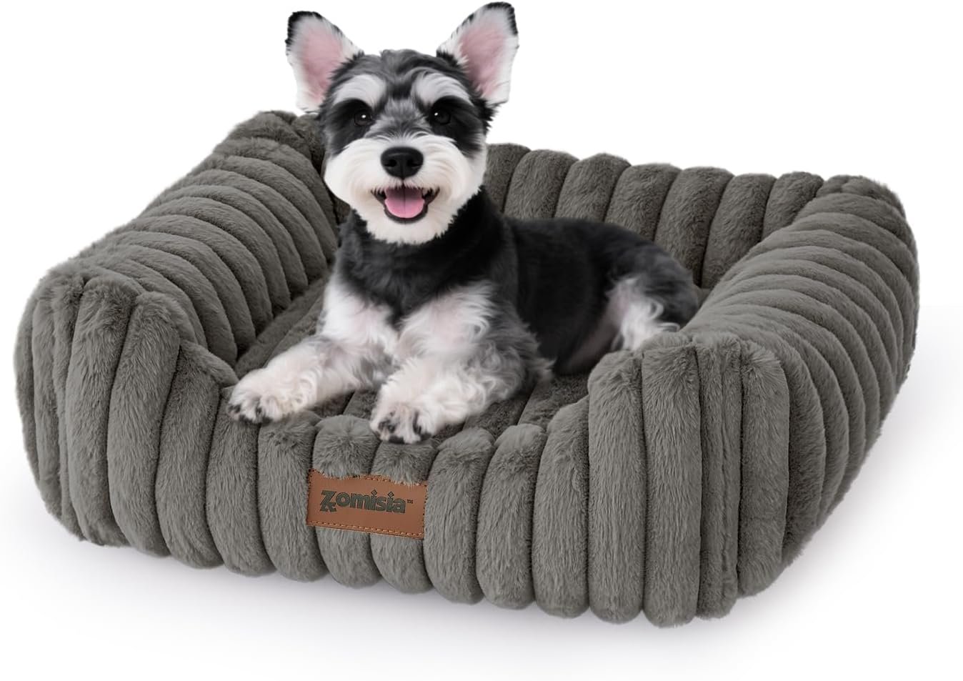 ZOMISIA Small Dog Bed, Cat Bed for Indoor Cats with Washable Cover, 20×19” ZOMISIA Small Dog Bed, Cat Bed for Indoor Cats with Washable Cover, 20×19”