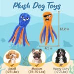 Zeaxuie Interactive Dog Toys, 2 Pack No Stuffing Chew Toys for Teething - Image 2
