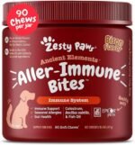 Zesty Paws AE Dog Allergy Chews - Dog Allergy Relief, Bison, 90 Ct