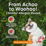 Zesty Paws Dog Allergy Chews - Dog Allergy Relief, Peanut Butter, 90 Ct - Image 2