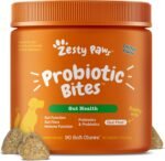 Zesty Paws Probiotics for Dogs - Gut Health for Dogs, Chicken, 90 Ct