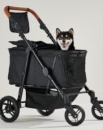 Zoosky Dog Stroller for Medium & Large Dogs, Pet Stroller for 2 Small Dogs