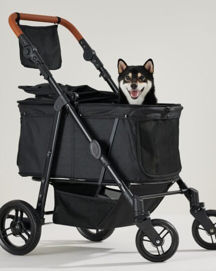 Zoosky Dog Stroller for Medium & Large Dogs, Pet Stroller for 2 Small Dogs