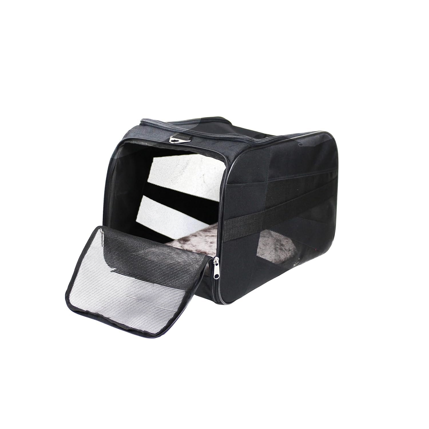 dbest products Pet Smart Cart Carrier, Large, Black, Soft Sided Collapsible Folding Travel Bag, Dog Cat Airline Approved Tote Luggage Backpack dbest products Pet Smart Cart Carrier, Large, Black, Soft Sided Collapsible Folding Travel Bag, Dog Cat Airline Approved Tote Luggage Backpack