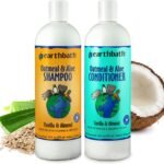 earthbath Oatmeal & Aloe Dog Shampoo and Conditioner, 16 Oz (1 Set)