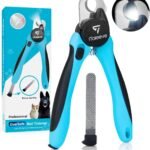 iToleeve LED Dog Nail Clipper with Light, Illuminates Nails Helps See Quick