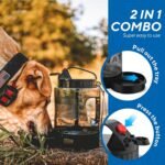 lesotc Portable Dog Travel Water Bottle, 77oz Large Travel Water Bowl for Dogs Camping Hiking Beach Hunting Essentials, Big Pet Bottles Bowl Water Dispenser for On the Go Park Car Walking Accessories - Image 2