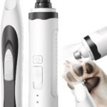 oneisall 2 in 1 Dog Nail Grinder & Paw Trimmer Kit, 2 LED Lights