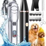 oneisall Dog Clippers Grooming Kit for Thick Coats & Heavy Duty