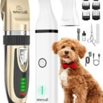 oneisall Dog Clippers and Paw Trimmer Kit for Small Large Dogs Cats