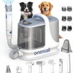 oneisall Dog Grooming Vacuum Kits with Pet Clipper