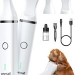 oneisall Dog Paw Trimmer, Small Dog Clippers with Double Blades