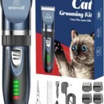 oneisall Quiet Cat Clippers for Matted Hair & Long Hair, Cat Shaver