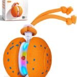 osou Interactive Dog Toy, Automatic Moving Dog Ball Toy with 2 Speed Modes